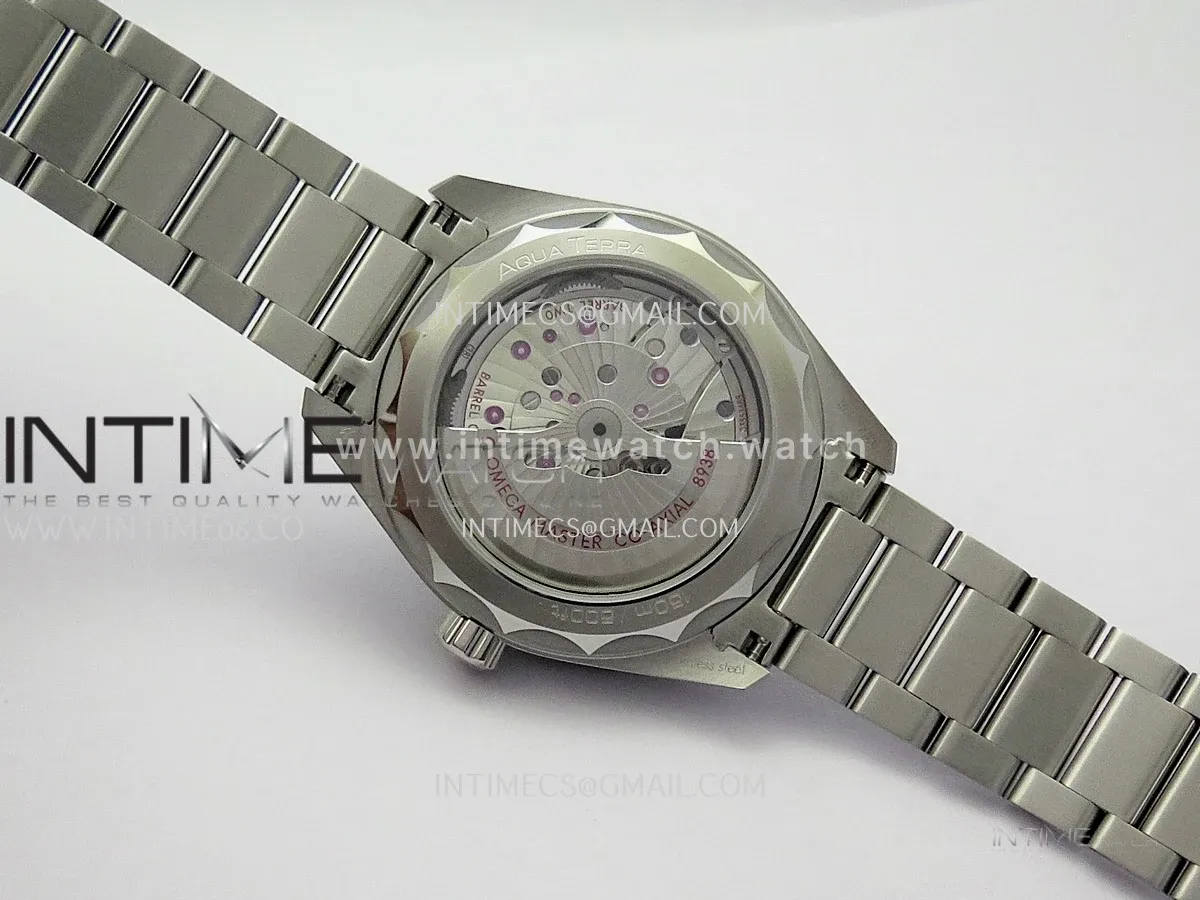 Aqua Terra 150M World Time 24 Hours SS VRS 1:1 Best Edition Blue Dial On SS Bracelet Super Clone 8938