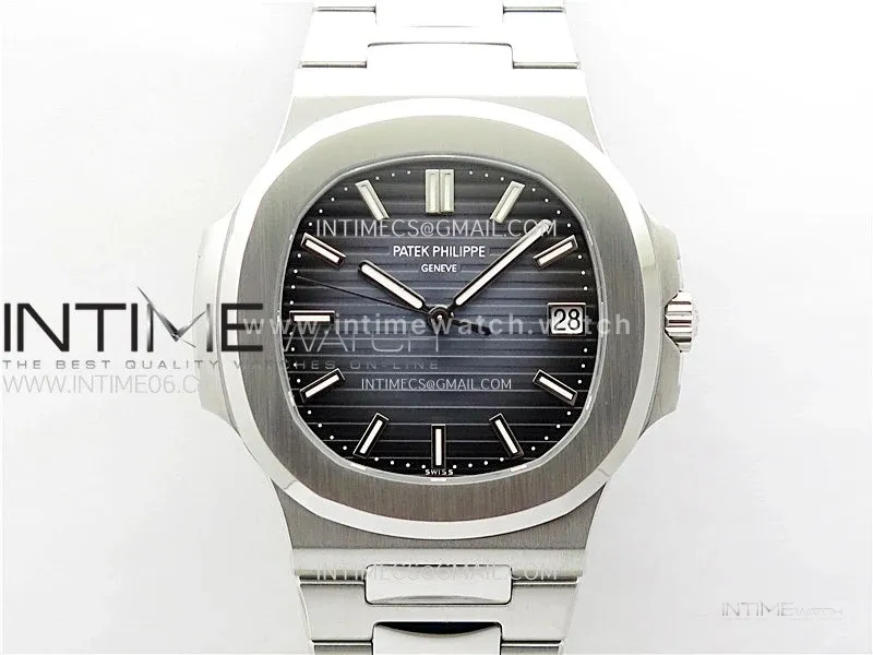 Nautilus 5811/1G PPF 1:1 Best Edition Blue Textured Dial on SS Bracelet Asian Super Clone Cal.26-330CS