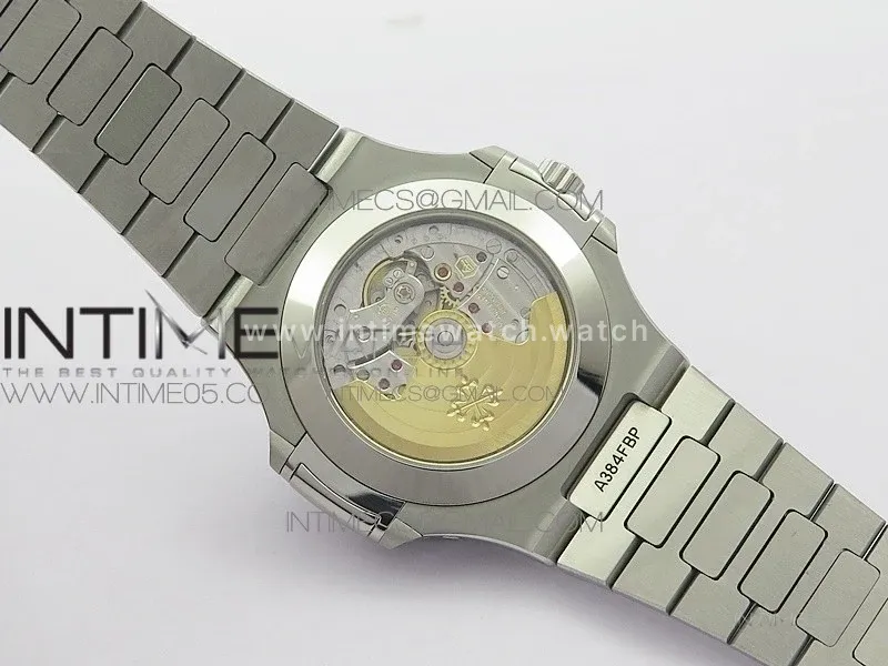NAUTILUS 5726 SS GRF 1:1 BEST EDITION GRAY DIAL WORKING ANNUAL CALENDARON SS BRACELET A.324 V2