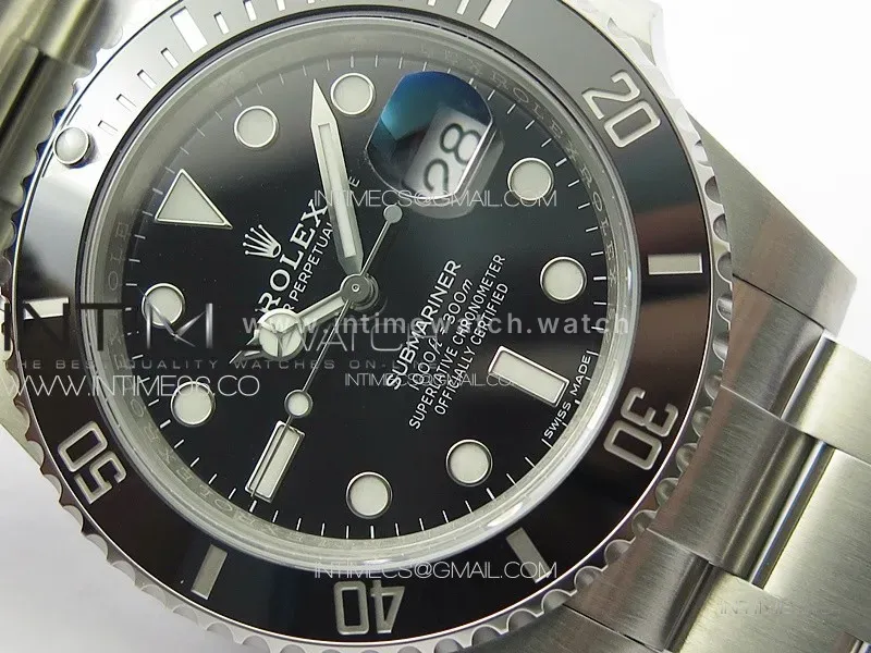 Submariner 116610 LN Black Ceramic VSF 1:1 Best Edition 904L SS Case and Bracelet VS3135