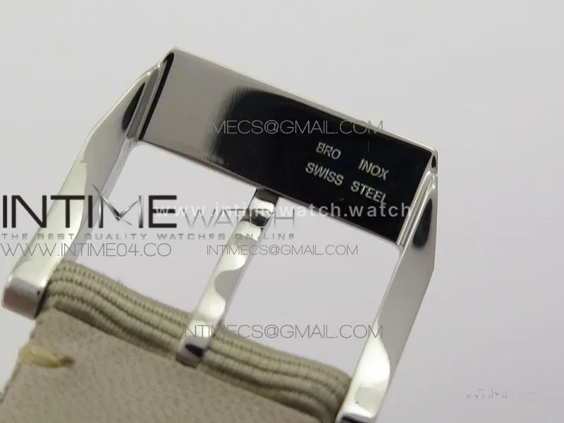 Mark XVIII IW327012 SS M+F 1:1 Best Edition White Dial on White Nylon Strap A2892 (Free Nylon Strap)