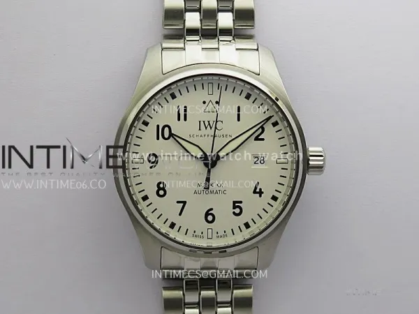 Pilot Mark XX IW328208 MZF 1:1 Best Edition White Dial On SS Bracelet A2892