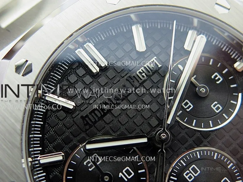 Royal Oak Chrono 26240 SS V2 DDF 1:1 Best Edition Black Dial On SS Bracelet Super Clone DD4401
