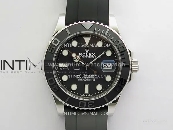 Yacht-Master 226659 Gain Weight 3WF 1:1 Best Edition Black Dial On Oysterflex Strap SH3235