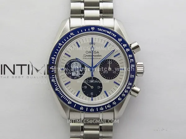 Speedmaster Professional "Silver Snoopy Award" 50th Anniversary N1F 1:1 Best Edition A3861 on Style02 Bracelet