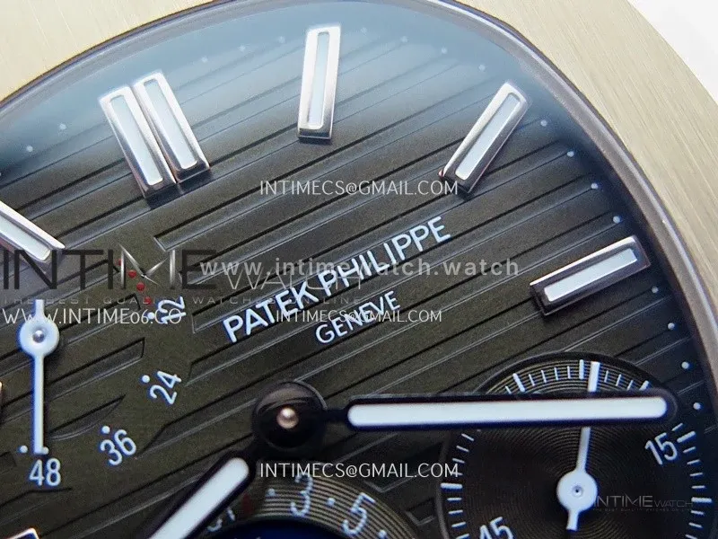 Nautilus 5712-1A 001 RG WSF 1:1 Best Edition Brown Dial On RG Bracelet Super Clone JH240 (Free tool)