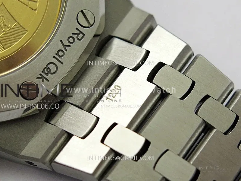 Royal Oak 37mm 15450 SS IPF 1:1 Best Edition Blue Dial on SS Bracelet SA3120 Super Clone
