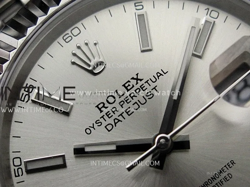DateJust 126334 904L SS JDF 1:1 Best Edition Silver Dial Stick Markers on Jubilee 904L SS Bracelet