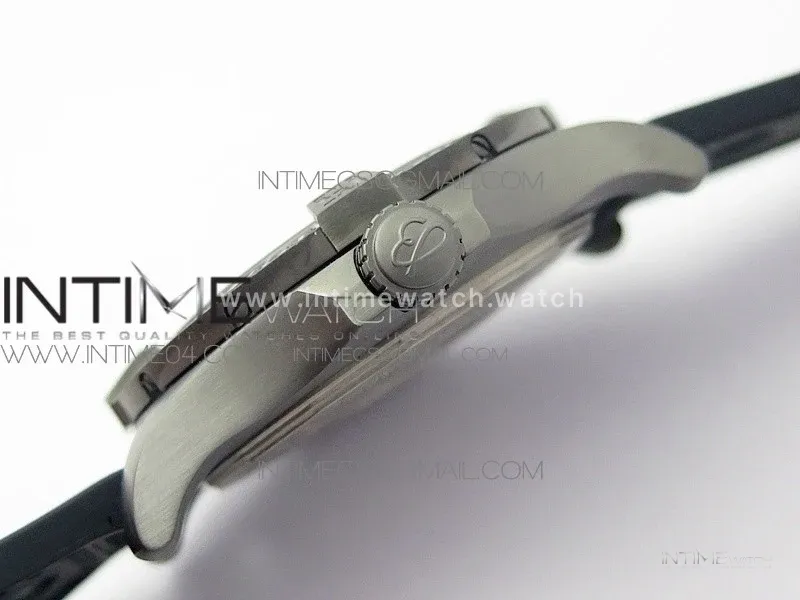 AVENGER BLACKBIRD V17311 Ti DLC 1:1 Best Edition Black Dial Diamonds Bezel on Nylon Strap A2824