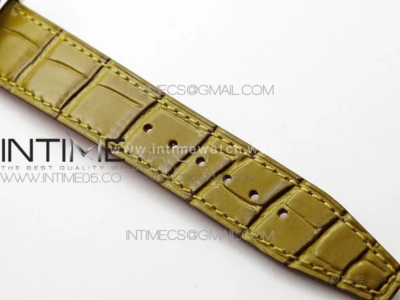 Portofino 37mm RG A7F 1:1 Best Edition Silver Dial on Brown Leather Strap A2892