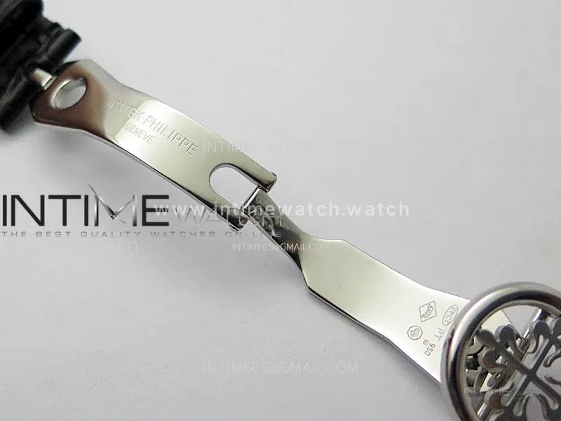 Classic Tourbillon SS/Diamonds Bezel AXF White Textured Dial On Black Leather Strap EQ5210