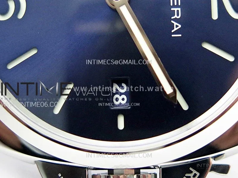 PAM1274 X SS VSF 1:1 Best Edition Blue Dial on Blue Leather Strap Asian P900