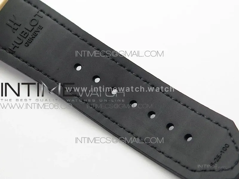 Classic Fusion 42mm RG Paved Diamonds Case/Bezel B50F Blue Dial On Blue Gummy Strap A2892