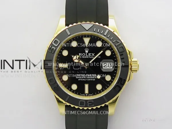 Yacht-Master 42mm 226658 3D Black Ceramic Bezel Gain Weight V2 VSF 1:1 Best Edition On Oysterflex Strap VS3235
