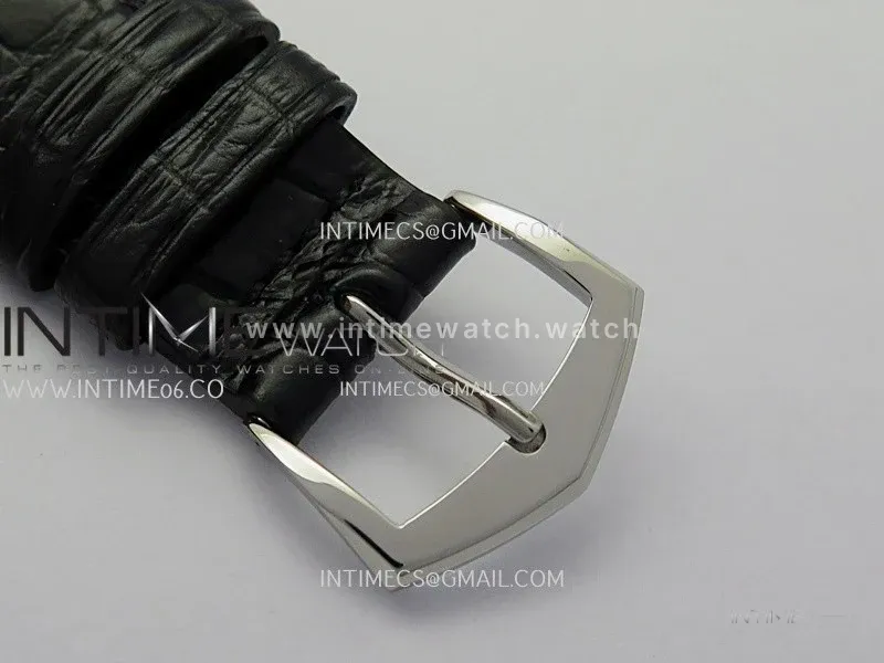 Calatrava 5227 SS 3KF 1:1 Best Edition White Dial on Brown Leather Strap A324 Super Clone V2