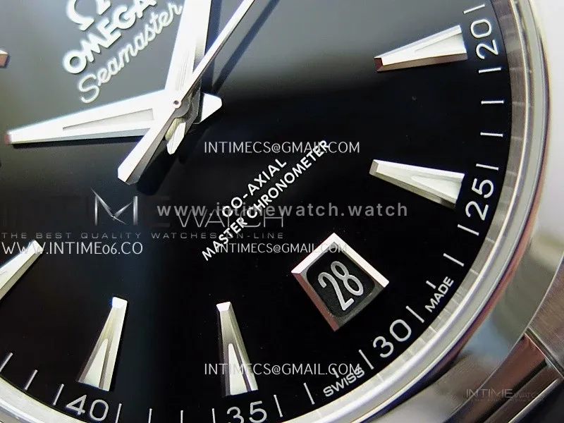 Aqua Terra 150m 41mm VSF 1:1 Best Edition Black Dial on SS Bracelet A8900 Super Clone