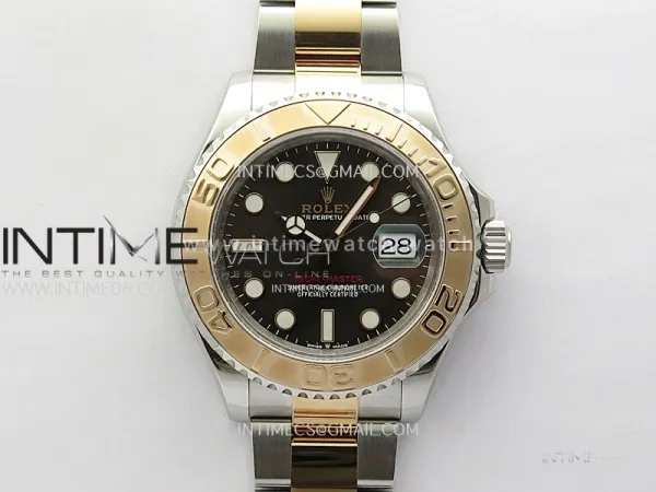 Yacht-Master 126621 904L/RG VSF 1:1 Best Edition Brown Dial On 904L/RG Bracelet VS3235