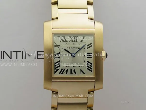 Tank Francaise Ladies 27mm RG 8848F 1:1 Best Edition Silver Dial on RG Bracelet Ronda Quartz V2