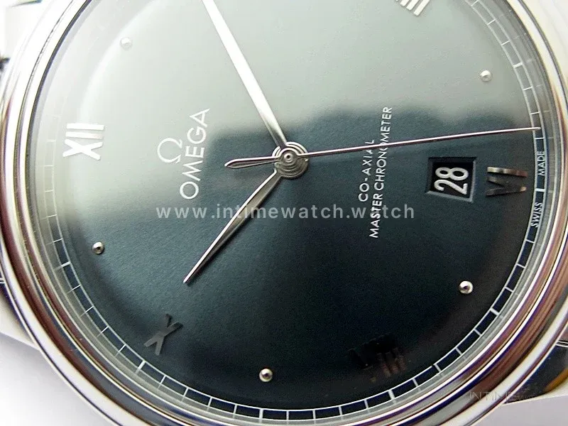 De Ville 40mm SS GTF 1:1 Best Edition Gray Dial on SS Bracelet A8000(Free Leather Straps)