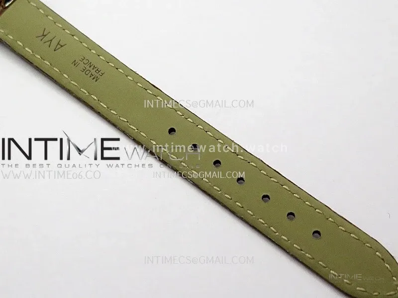 Tank WSTA0016 19mm RG Bezel 8848F Best Edition Silver Dial On Brown Leather Strap Ronda Quartz