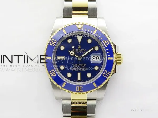 Submariner 116613LB 904L SS/YG Case NTF 1:1 Best Edition Blue Dial On 904L Bracelet SA3135