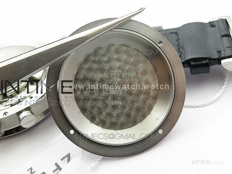 Portuguese IW371491 ZF V3 1:1 Best Edition SS Blue dial on Black Leather Strap A79350 (Slim Movement)