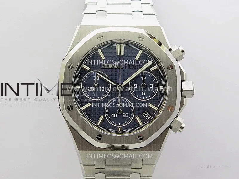 Royal Oak Chrono 26240 SS V2 DDF 1:1 Best Edition Blue Dial On SS Bracelet Super Clone DD4401