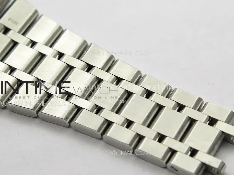 Prince Bay 41mm A7F 1:1 Best Edition Black Dial Roman Markers on SS Bracelet A2824