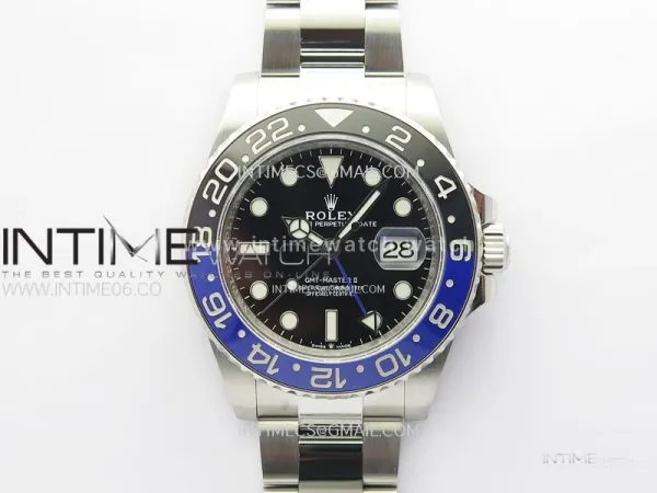 GMT-Master II 126710 BLNR Blue/Black Ceramic C+F 1:1 Best Edition Black Dial on Oyster Bracelet SH3285 CHS