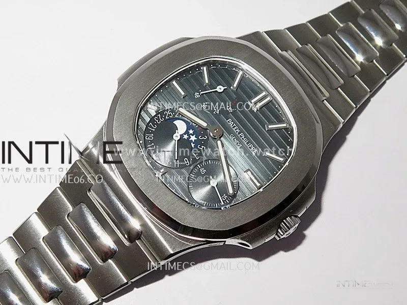 Nautilus 5712-1A 001 SS WSF 1:1 Best Edition Blue Dial On SS Bracelet Super Clone JH240 (Free tool)