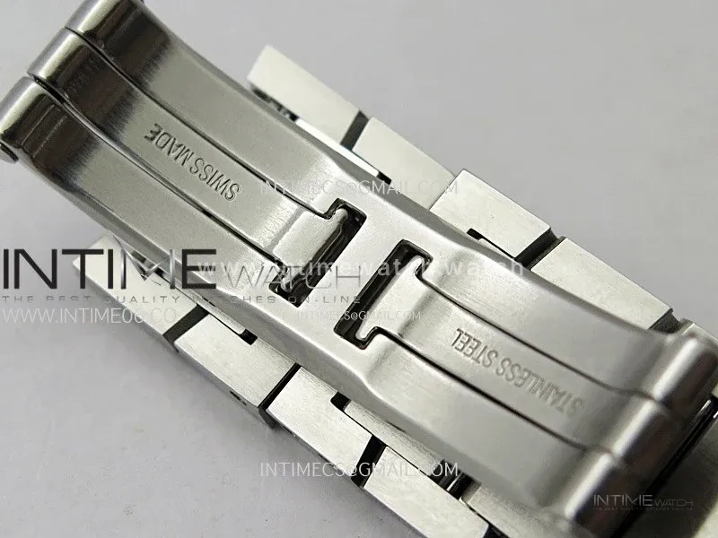 Tank Francaise Ladies 21.2mm SS 8848F 1:1 Best Edition Silver Dial on SS Bracelet Ronda Quartz
