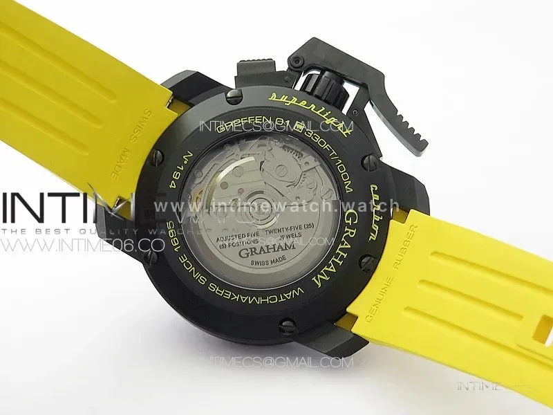 Chronofighter Superlight JKF 1:1 Best Edition on Yellow Rubber Strap A7750