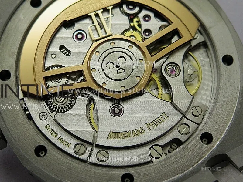 Royal Oak 41mm 15510BC Gain Weight DDF 1:1 Best Edition Smoke Blue Dial On SS Bracelet Super Clone DD4302