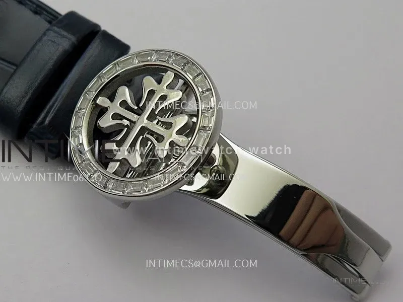Grand Complications 6102G Moon SS/T Crystal YF Blue Dial on Blue Leather Strap A240