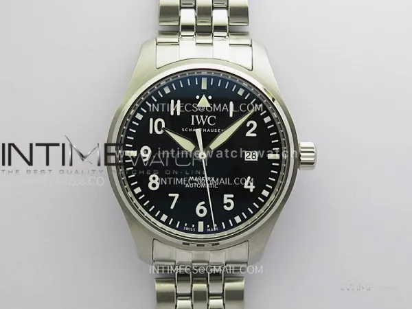 Pilot Mark XX IW328202 MZF 1:1 Best Edition Black Dial On SS Bracelet A2892