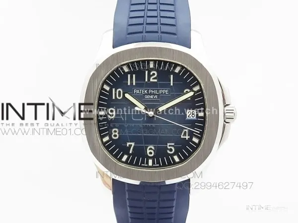 Aquanaut Jumbo 42mm SS BP 1:1 Best Edition Blue Dial on Blue Rubber Strap 9015 to PP324CS