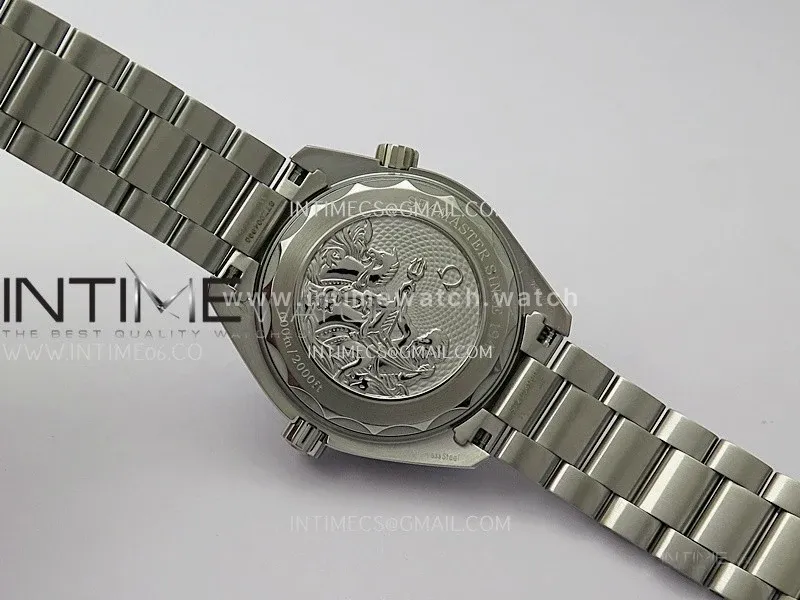 Planet Ocean 39.5mm Blue Ceramic Bezel SS V4 VSF 1:1 Best Edition Summer Blue Dial On SS Bracelet Super Clone Asian 8800