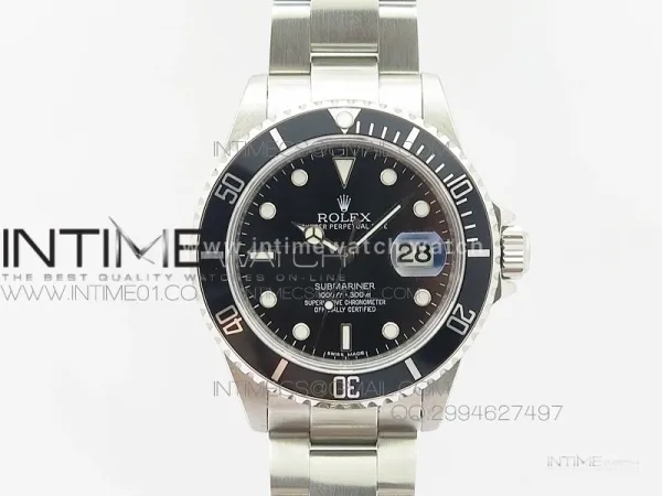 Submariner 16610LN SS Best Edition black Dial Black Bezel on SA3135