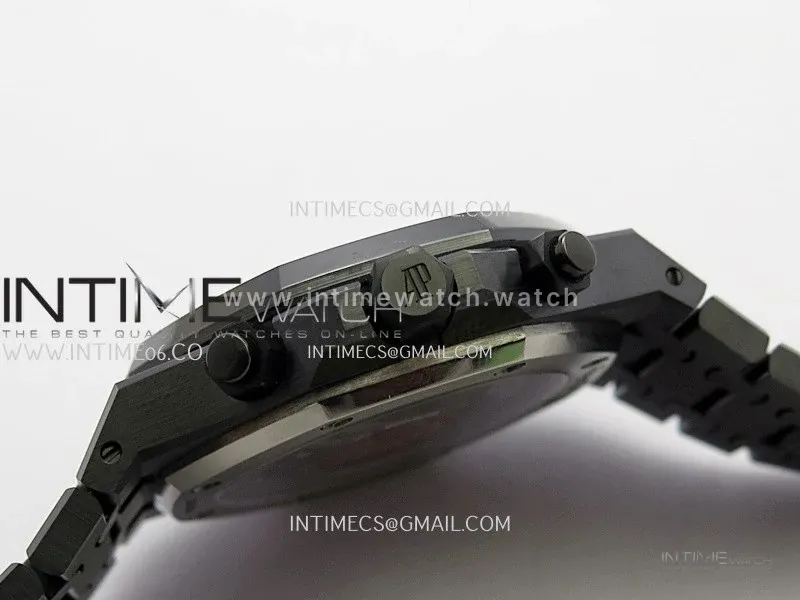Royal Oak Chrono 26240 Real Ceramic DDF 1:1 Best Edition Black Dial On Ceramic Bracelet Super Clone DD4401