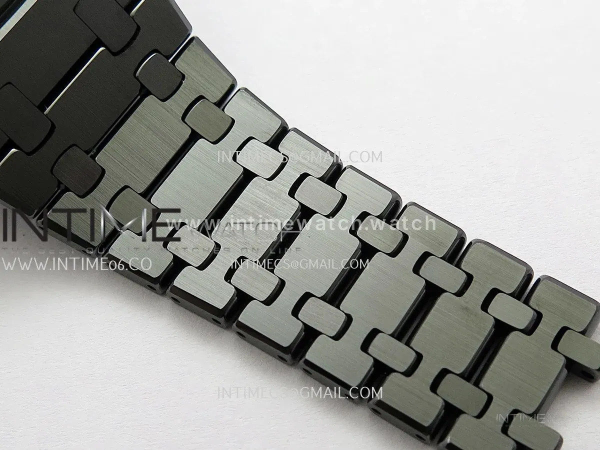 Royal Oak 41mm Openworked Ceramic 15416CE THBF 1:1 Best Edition On Ceramic Bracelet Super Clone 3132 (Free Sprung Look)