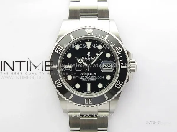 Submariner 41mm 126610 LN Black Ceramic 904L Steel ONE Factory 1:1 Best Edition Black Dial On 904L SS Bracelet VR3235