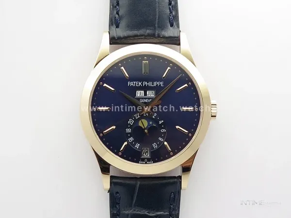 Annual Calendar Complications 5396 RG GRF Best Edition Blue dial on Blue leather strap A324