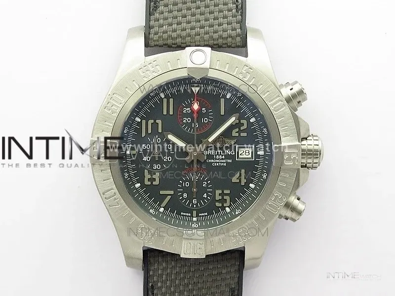 Avenger Bandit Titanium B50 Best Edition Gray Dial on Gray Nylon Strap A7750