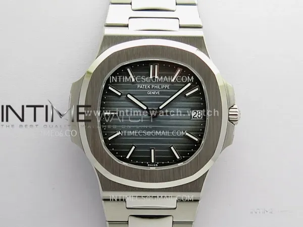 Nautilus 5711/1A SS DDF 1:1 Best Edition V2 SW Dial Blue Textured Dial On SS Bracelet Super Clone 324
