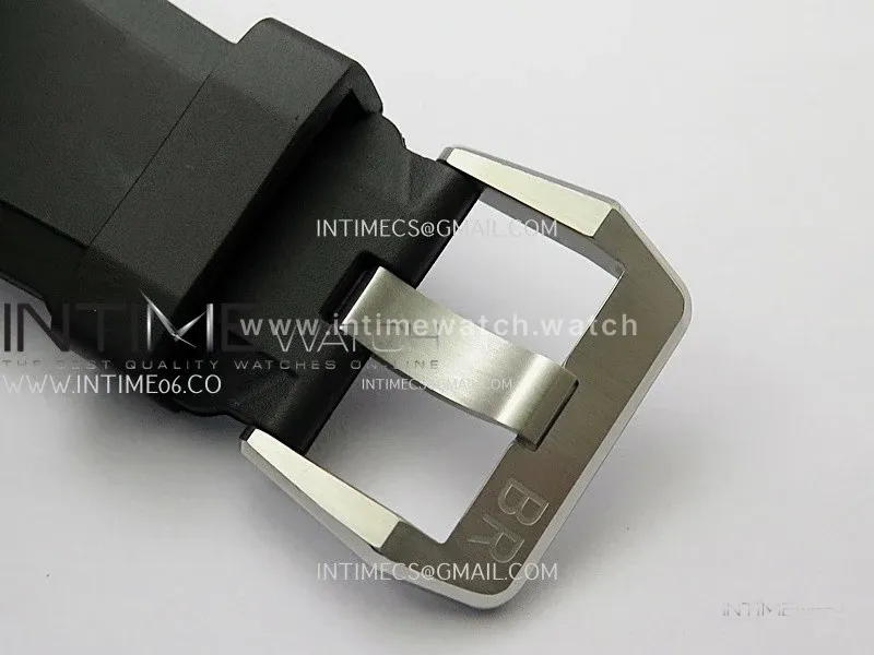 BR03A 41mm SS B12 Best Edition Black Dial on Black Rubber Strap MIYOTA 9015