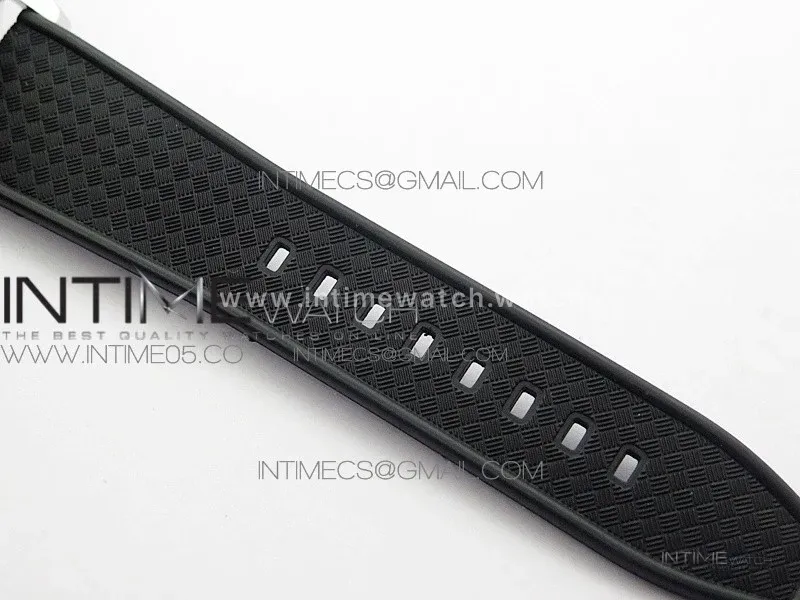 Vintage BR123 SS Blue Dial Blue Bezel on Black Rubber Strap MIYOTA 9015