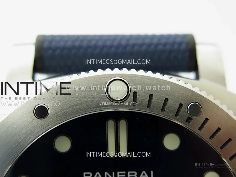 PAM1391 Submersible 44mm VSF 1:1 Best Edition Blue Dial on Blue Kevlar Composite Strap P900