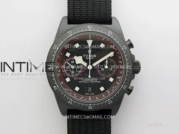 Pelagos M25827KN-0001 Carbon M+F 1:1 V4 Best Edition Black dial Black Ceramic Bezel on Nylon Strap A7750