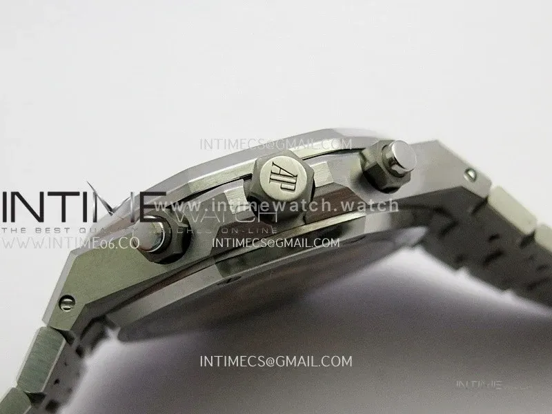Royal Oak Chrono 26240 SS ZF 1:1 Best Edition Blue Dial On SS Bracelet Super Clone DD4401