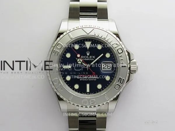 Yacht-Master 126622 904L QF 1:1 Best Edition Blue Dial On 904L SS Bracelet SH3235 (Free Sprung)